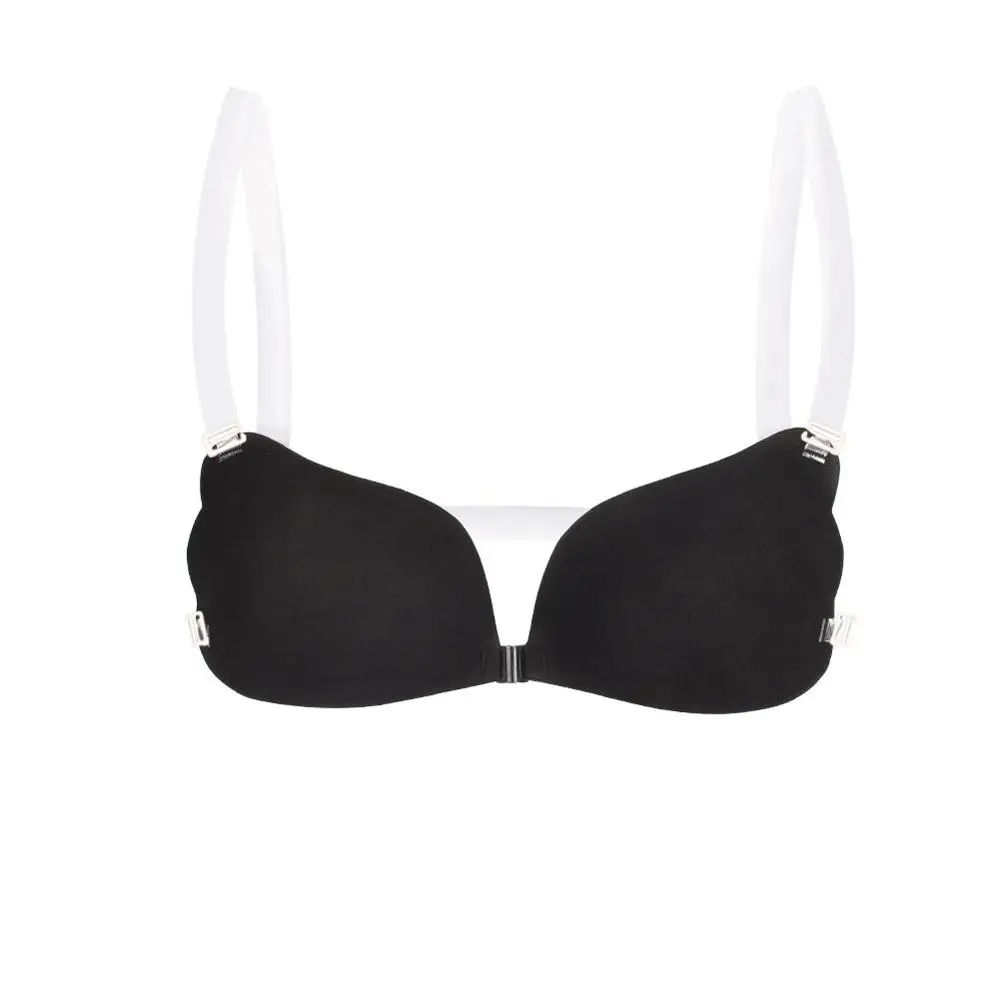 New LALA Goddess Self Adhesive Silicone Invisible Push-up Bra with Adjustable Clear Straps