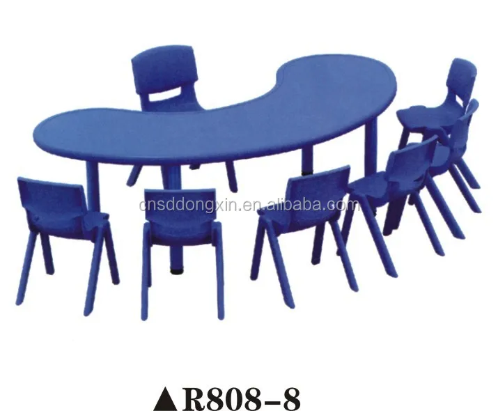 popular primary school child study table and chair R808-8