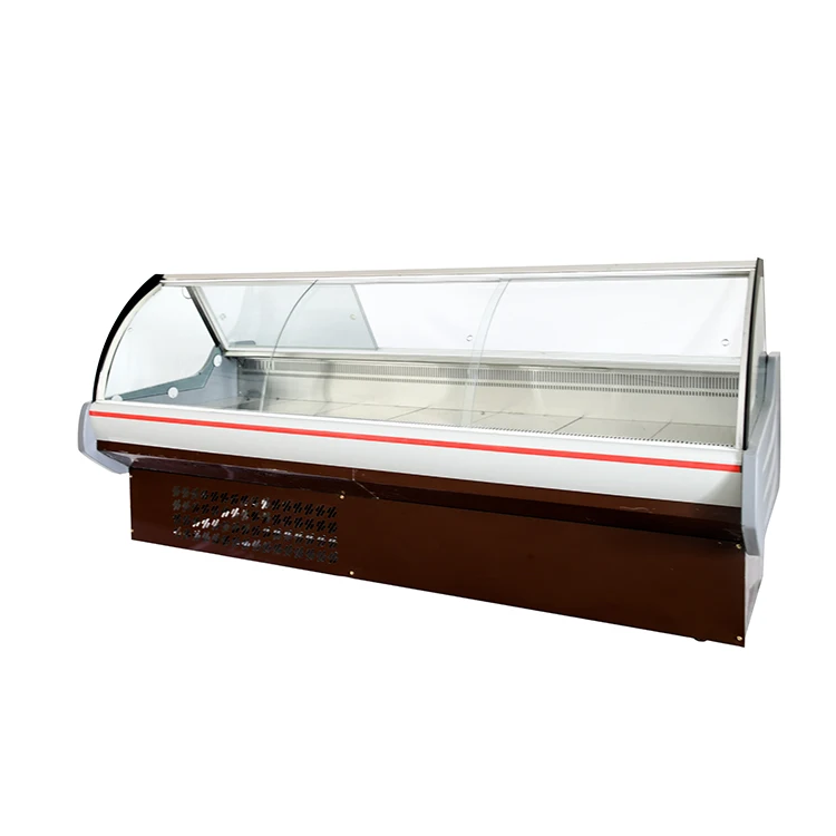 Custom Haipeng Deli Display Refrigerator Cooked Food Display Counter showcase