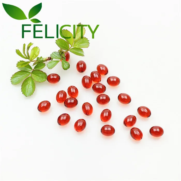 OEM Sea buckthorn fruit oil Soft Capsules Manufacture