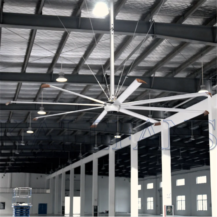  Супер размер HVLS 24FT тихий suntronix промышленный потолочный взрывозащищенный осевой