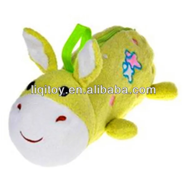 Custom cute  Plush animal shape girly Pencil case
