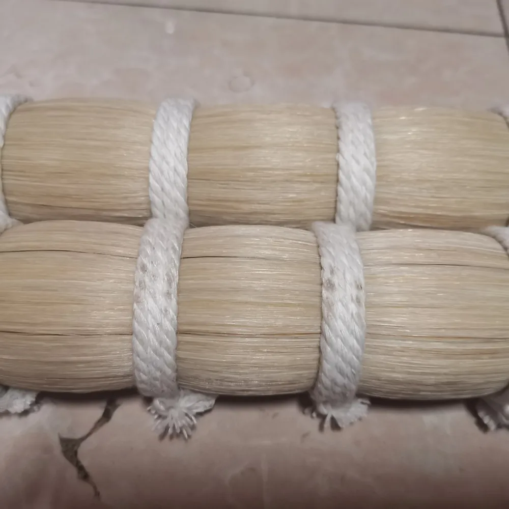 
500g a Bundle 30inch Nature White Horse Tail Hair For Violin Bow Hair 