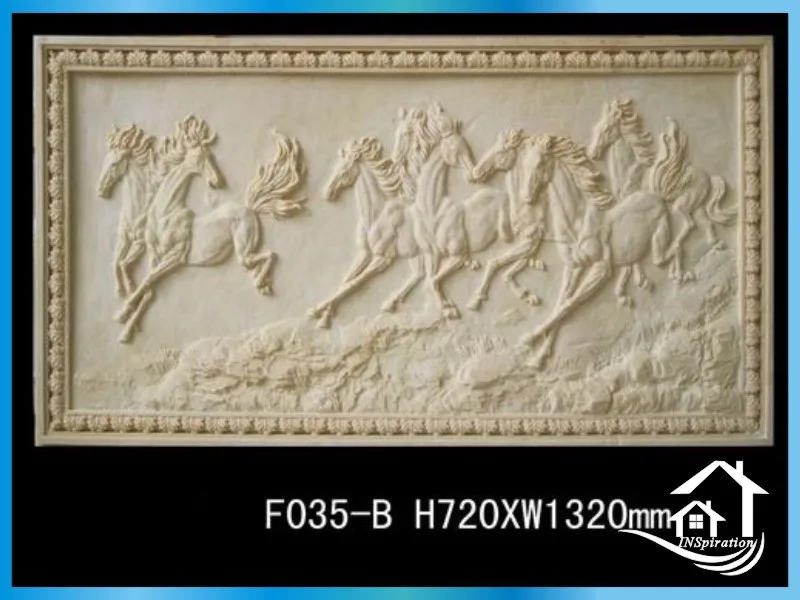 
Art fiberglass horse sculpture 