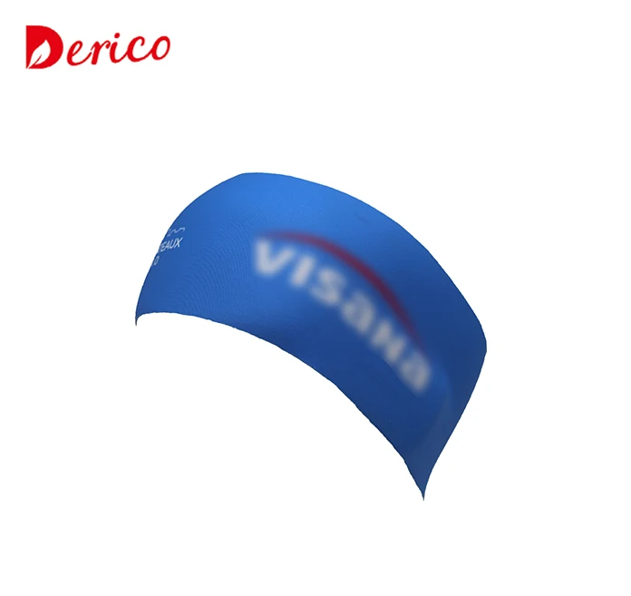 wholesale men custom logo stretchy sweatband  sport  headband