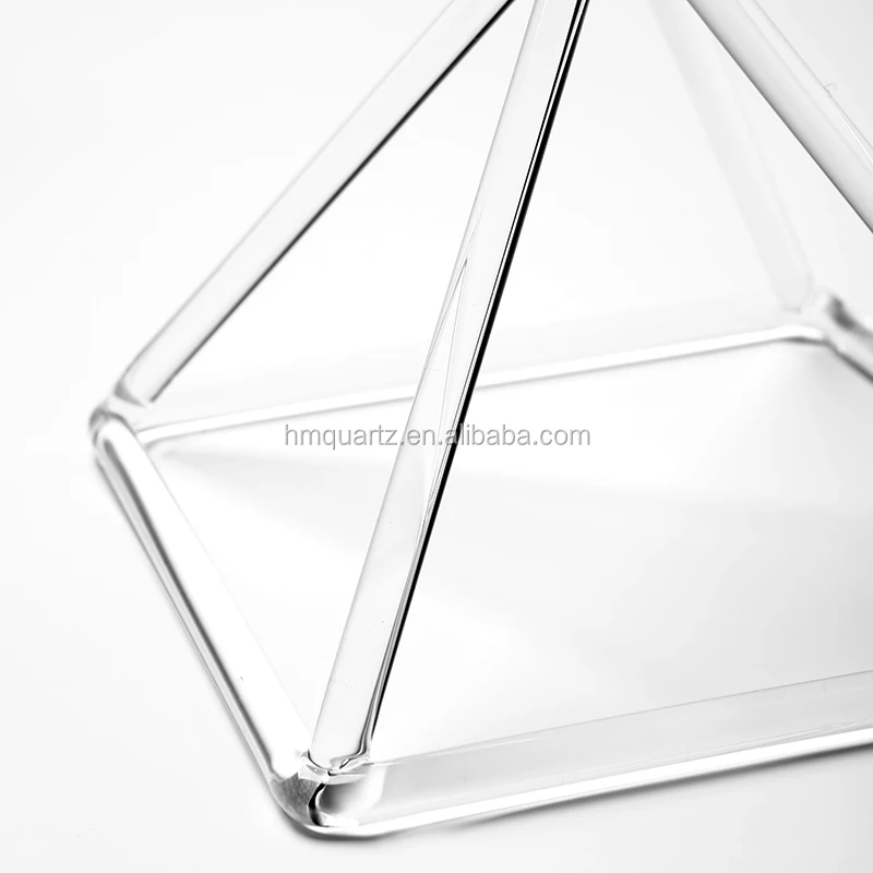 Quartz Pyramid meditation healing ,glass toning pyramid