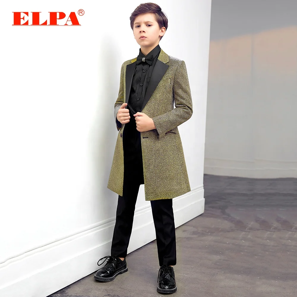 
ELPA readymade slim fit handsome boys Party dress ceremonial formal coat pant tuxedo suits for weddings 