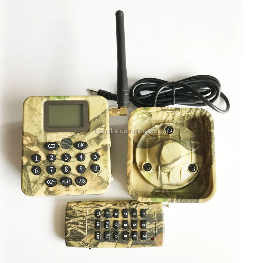 Mp3 hunting bird caller with timer and remote duck hunting caller hunting electronic bird caller from BJ Outdoor