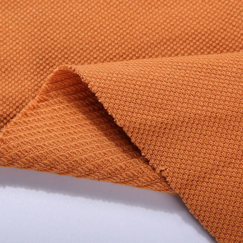 Dyed 100% Pearl Weave Cotton Sweater Knit Fabric