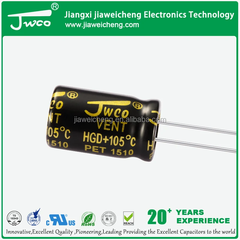 HGD serise из JWCO 22 МКФ 50 В 5X11 электролитический конденсатор 105C 5000 ~ 8000 часов для светодиодных огни