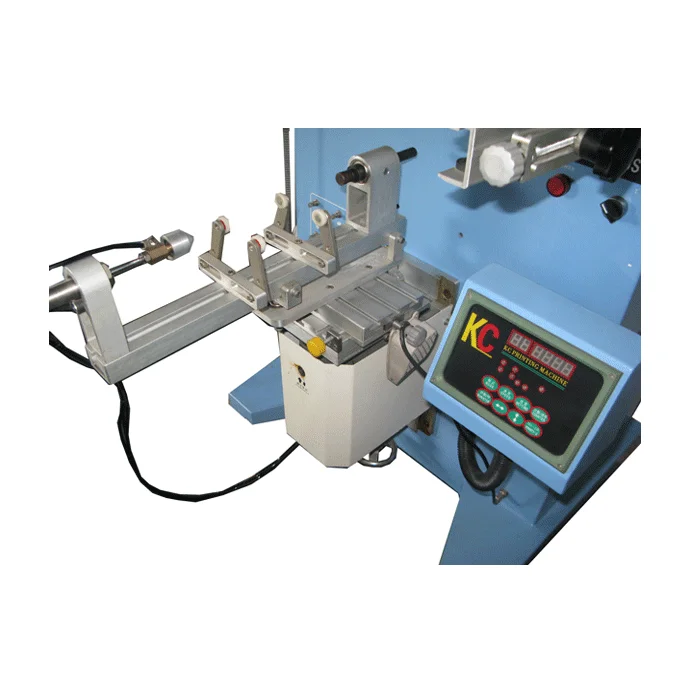 Semi-Automatic High-Speed Screen Printer Machine for Oval Glass Bottles round Wristband Label Printer with Core Engine Component