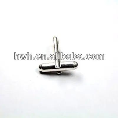 H375B-01 Silver 925 Cufflinks Joint Component Shiny Surface