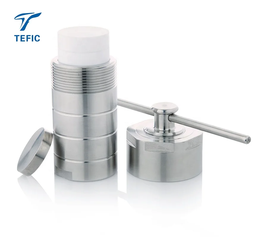 Гидротермический синтезирующий реактор с покрытием из ПТФЭ 10 мл до 500 мл с корпусом из нержавеющей стали