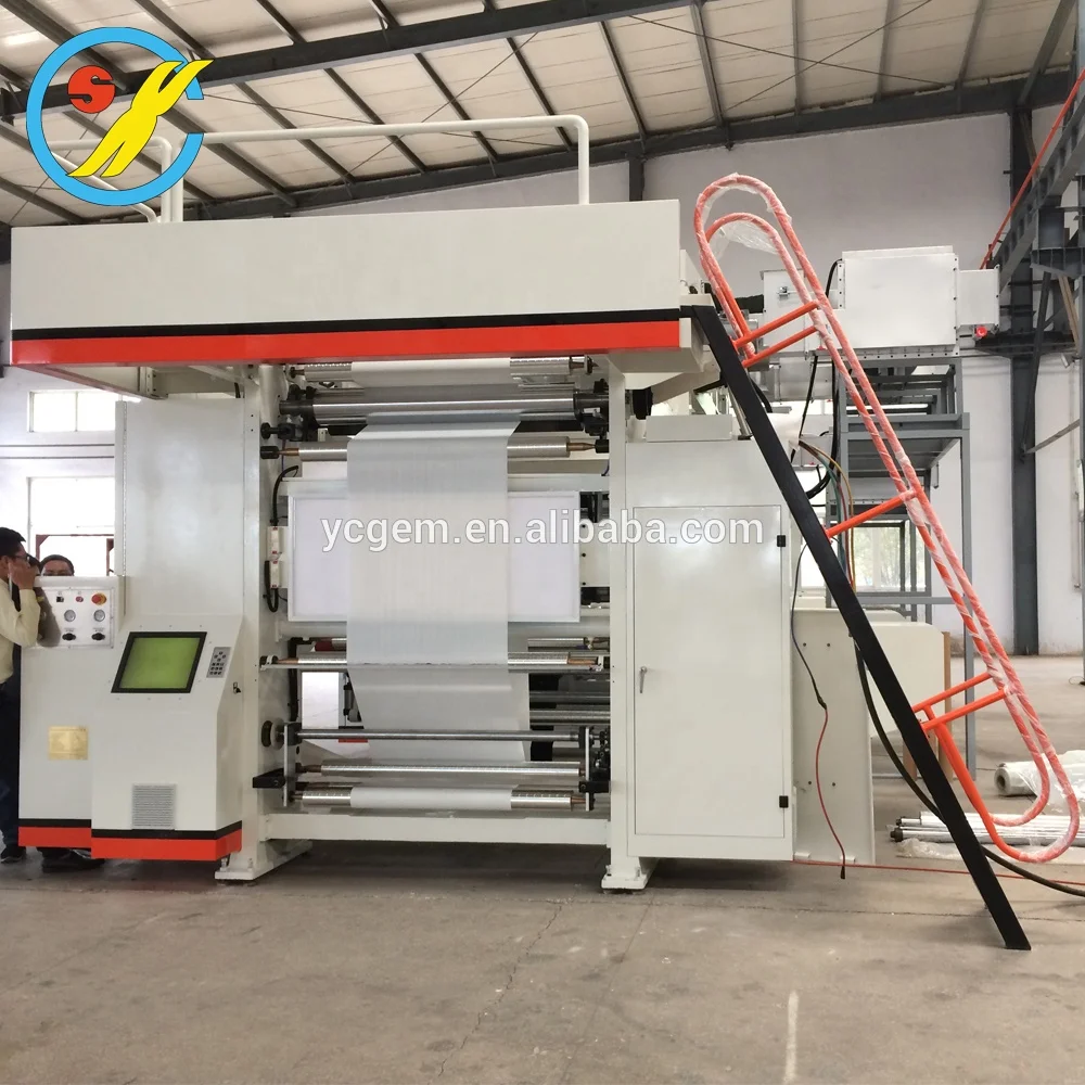 MLS or ELS 8 Color Rotogravure Printing Press 1 2 3 4 5 6 7 8 9 10 11 12 Color Register Printing