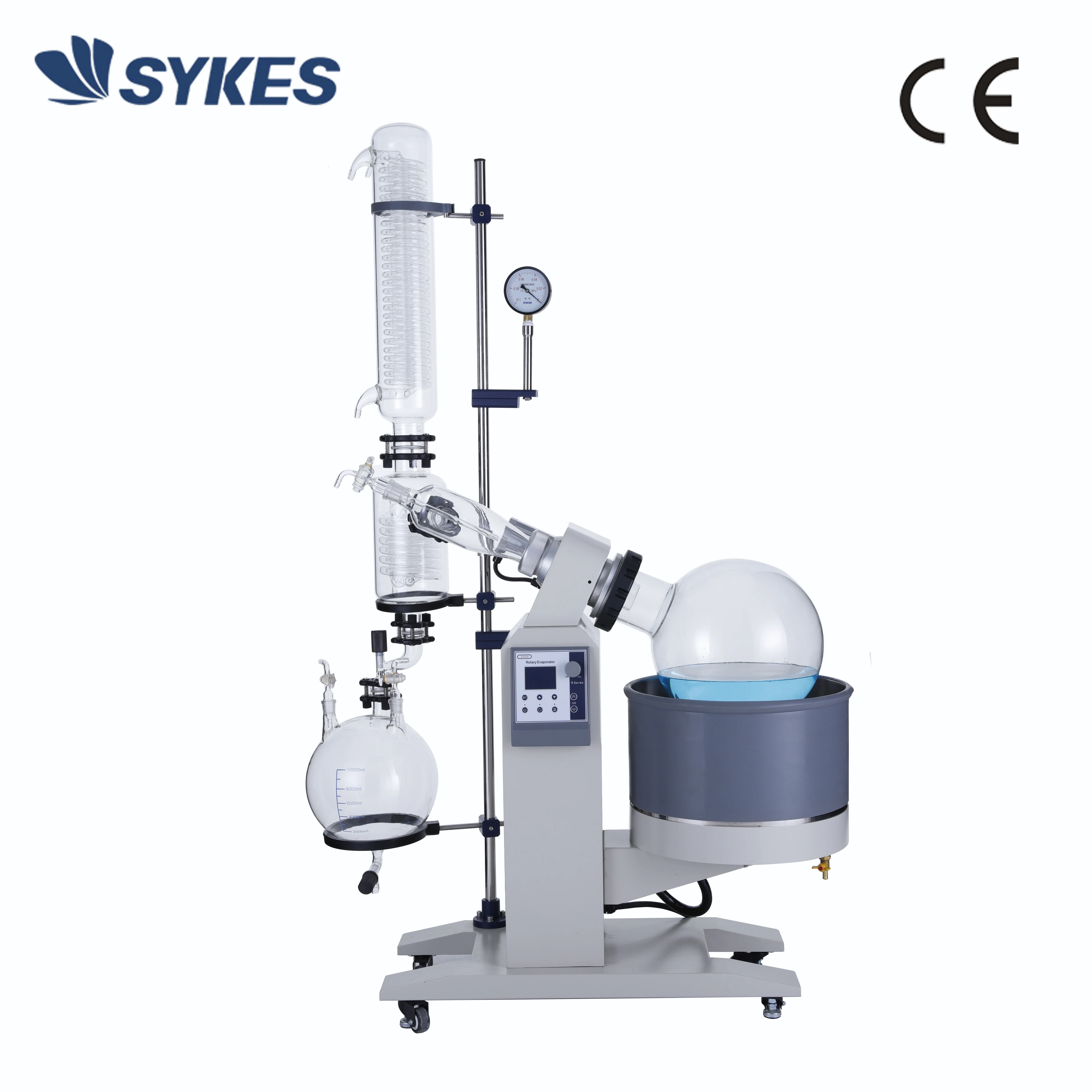 Cannибис пеньковое масло извлечение 50 л цифровой двойной эффект испаритель роторный испаритель