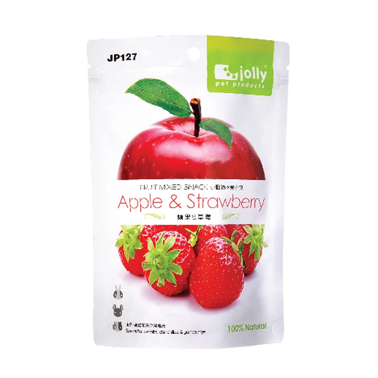 Small Pet Natural Feeding Treats Without Adding Natural Dried Apple&Strawberry Treats For Hamsters