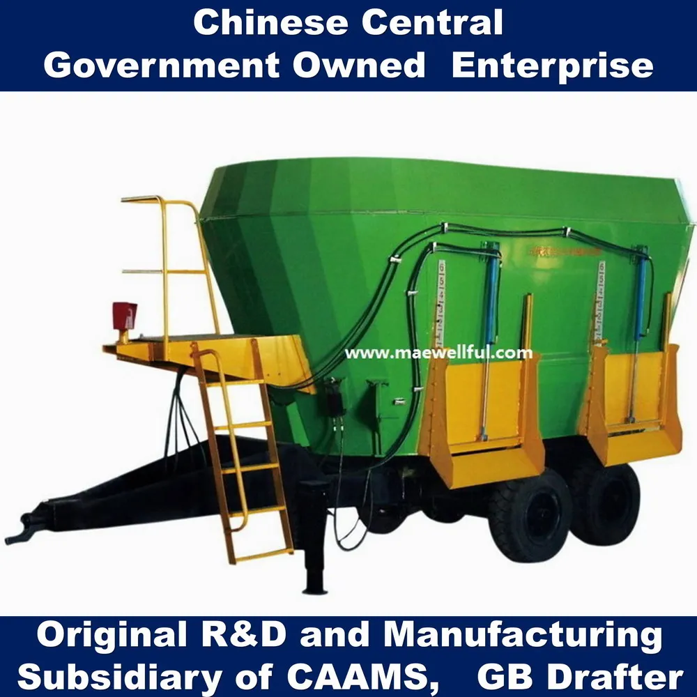 
Double Auger Cattle Feed Mixer/Dairy farm equipment TMR diet mixer 