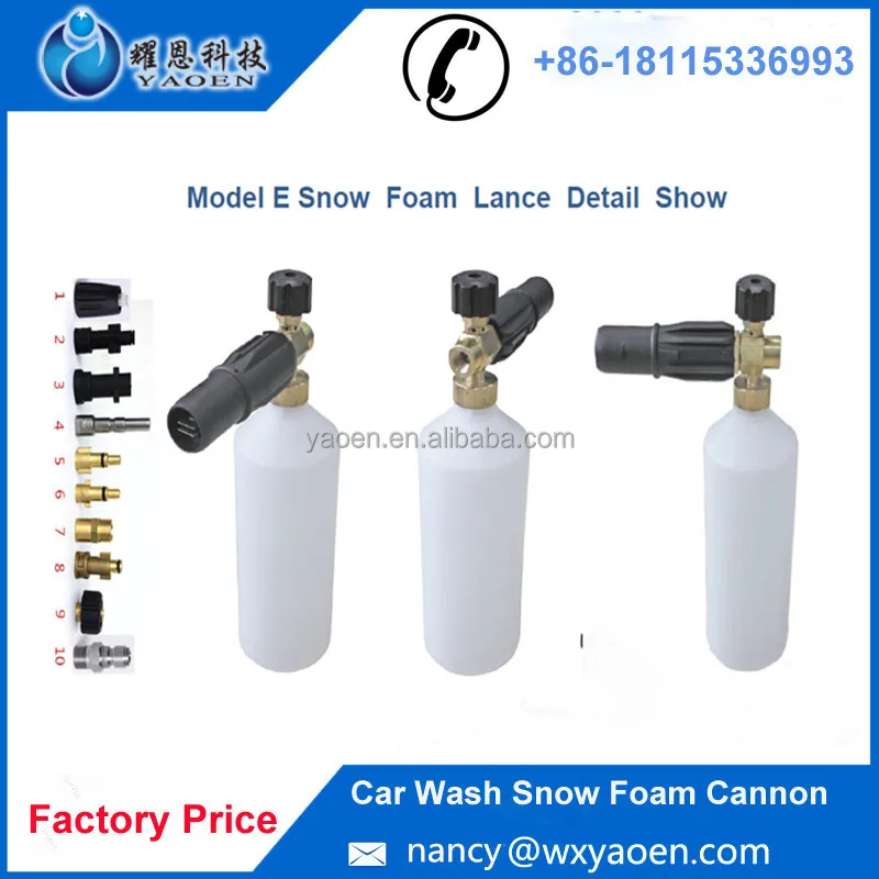 Очистка холодной Воды Процесс и ROHS Сертификации Давление Стиральная Машина Снег Пена Ланс