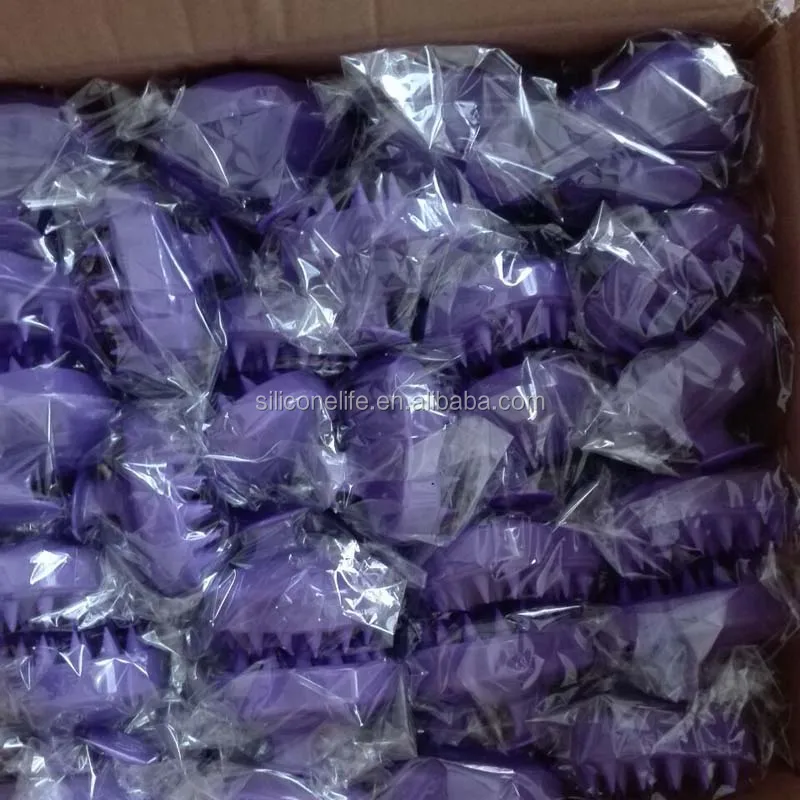 Hair Scalp Massage Shampoo Brush Head Anti Dandruff Anion Silicone