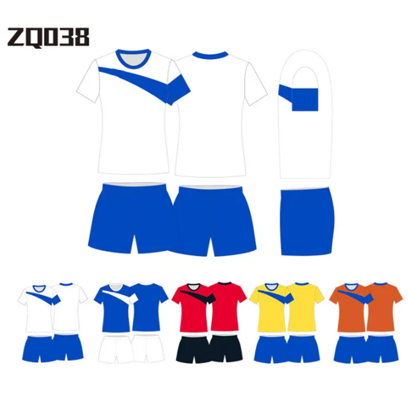 
New manufacturing high quality spain football jersey custom soccer ball uniform 