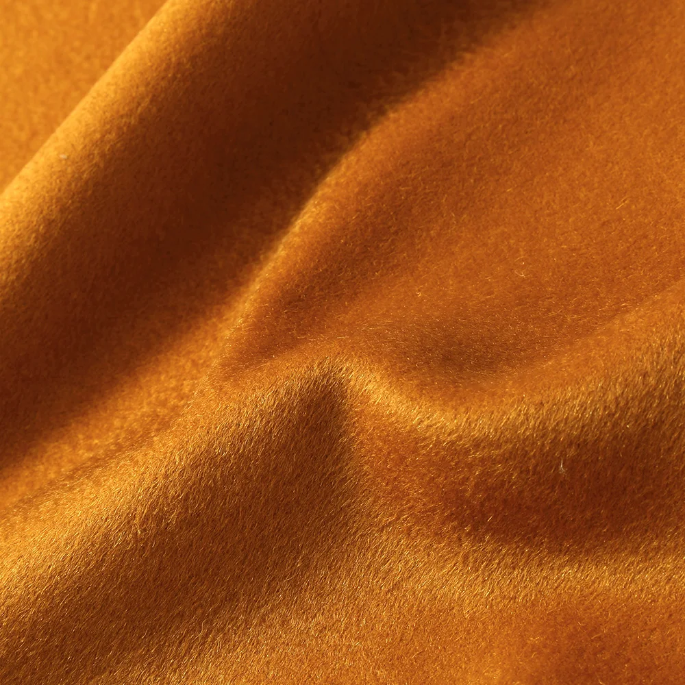 Wholesale double face fleece woolen 100% wool suit fabric