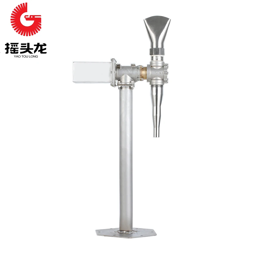 
DMX512 Garden Water Fountain Outdoor Color Changing Fountain Rotating Swivel 1Axis Nozzles With two Jets 