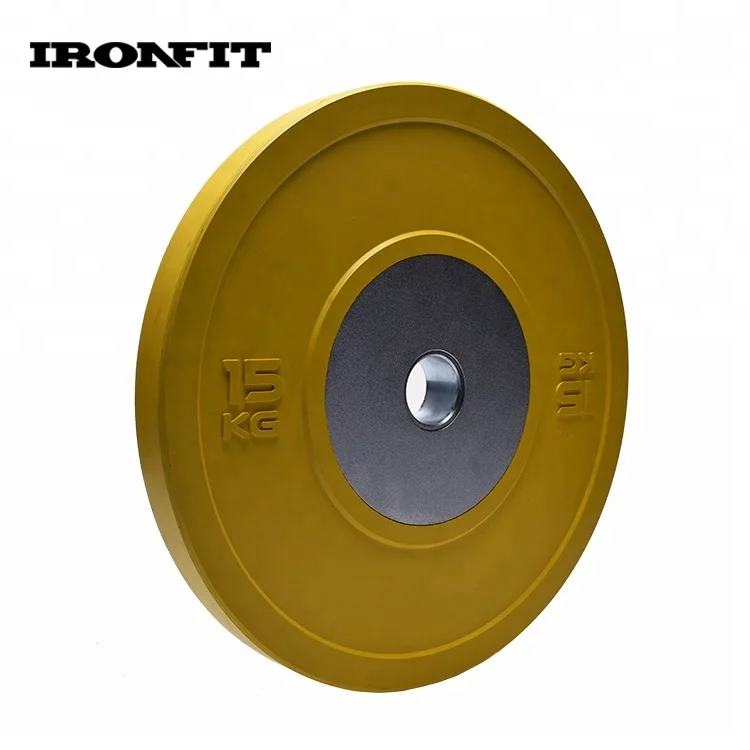 Heavy Duty KG LB Gym Training Coloured Competition Bumper Plates