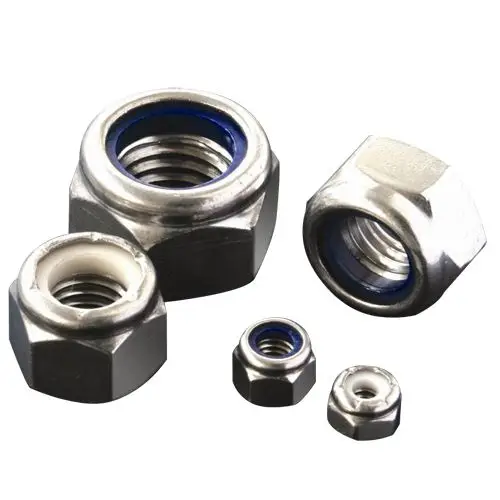 M30 white/Blue Nylon insert lock nut selflock nut DIN985 DIN982