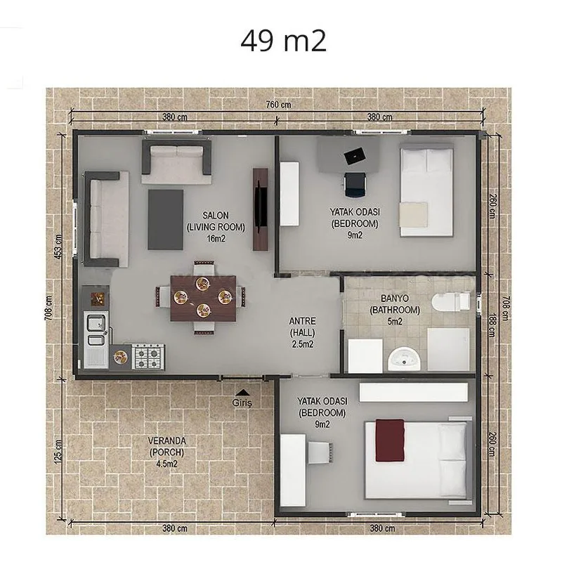 China High Quality Small Prefab Houses