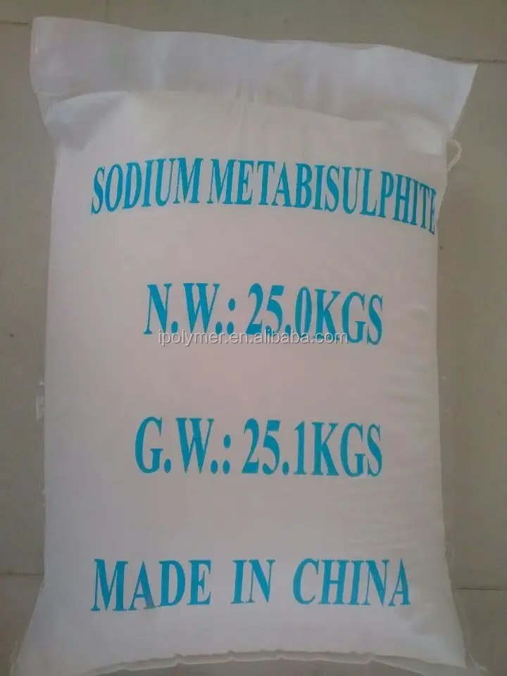 SMBS -Sodium Meta Bisulphite / Sodium Metabisulphite Food/Industrail grade