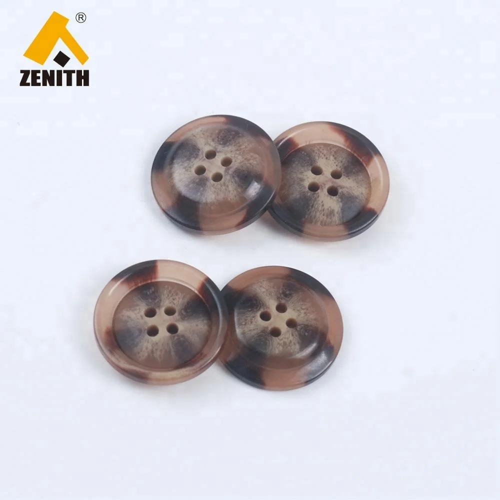 BP40558 Sewing Plastic Horn Coat Button, Custom Plastic Sewing Coat Buttons For Sale