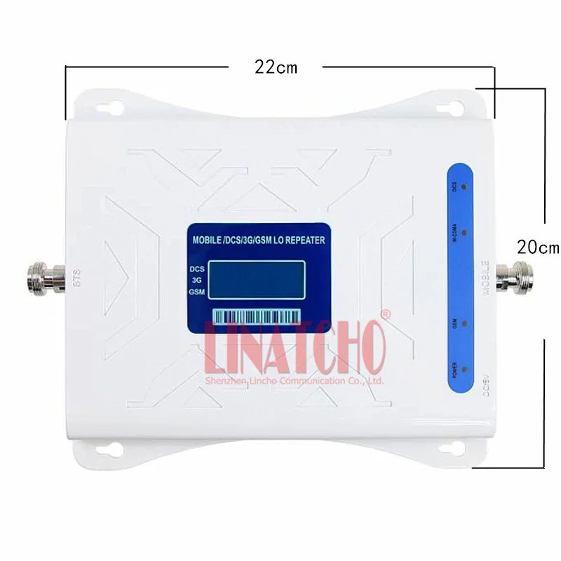 gsm dcs 3g 2g 900 1800 2100 lte triband mobile signal repeater booster