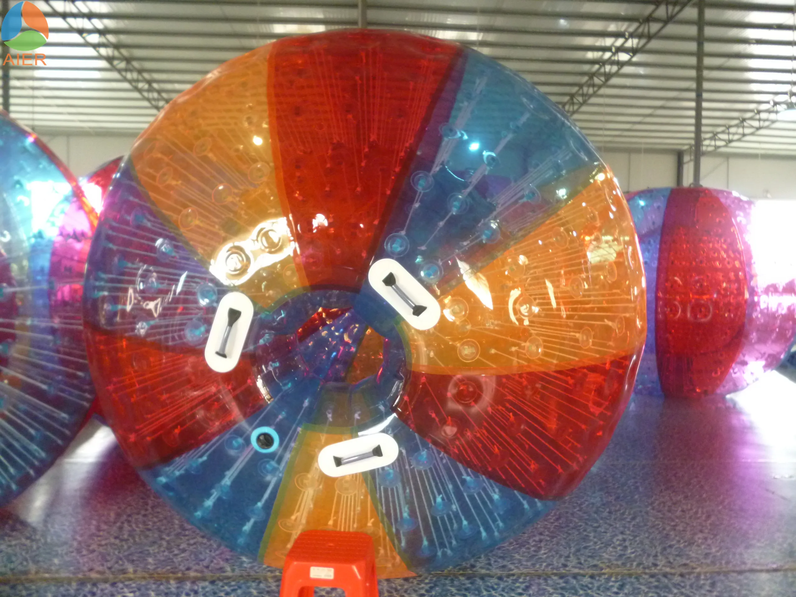 Outdoor game colorful zorb ball inflatable human balloon toys for grassland