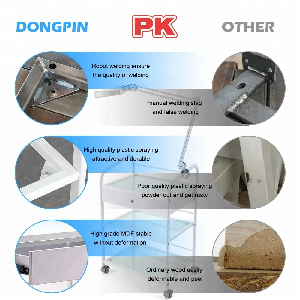 medical trolley beautiful metal salon trolley white