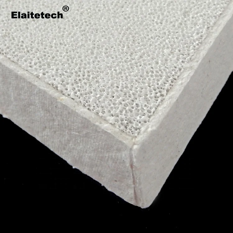 High alumina ceramic foam filter plate 305mm*305mm*50mm for aluminum ingot and billet casting