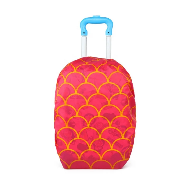 Fashion Waterproof Suitcase Protective Travel Plastic Luggage Cover With Custom Logo