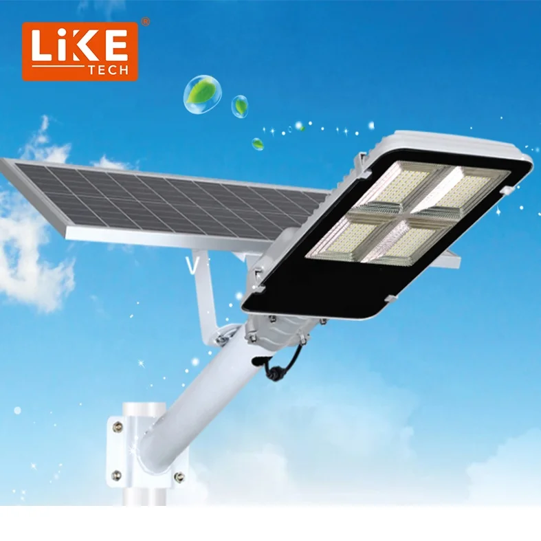 Liketech 100 Вт Светодиодный уличный фонарь на солнечной энергии со 25 лет срок службы панели солнечных