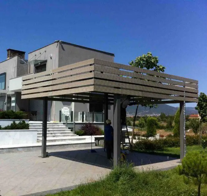 
Hot Sell High Quality Modern Design One Car Steel Carport 