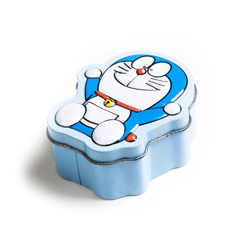 Многофункциональный контейнер в форме кошки Doraemon оловянные контейнеры для конфет