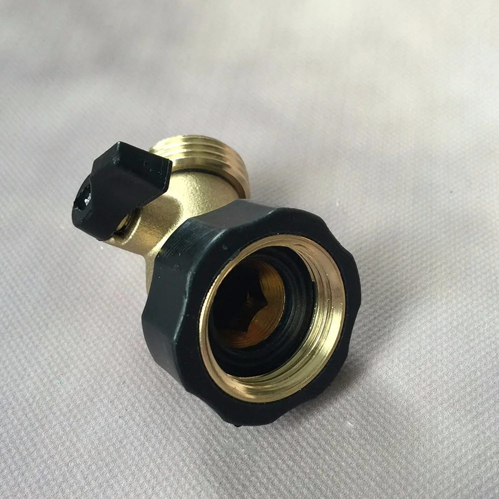 Brass Gooseneck Garden Water Tap Garden Hose Shut Off Valve Connector