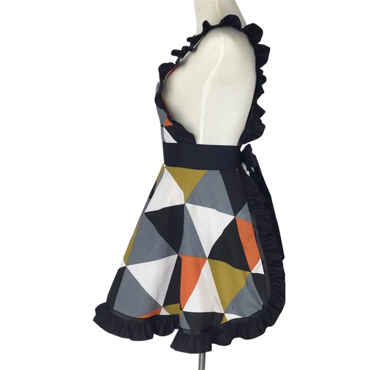 
Factory Supply Cotton Canvas Cute Vintage Restaurant Aprons Girls 