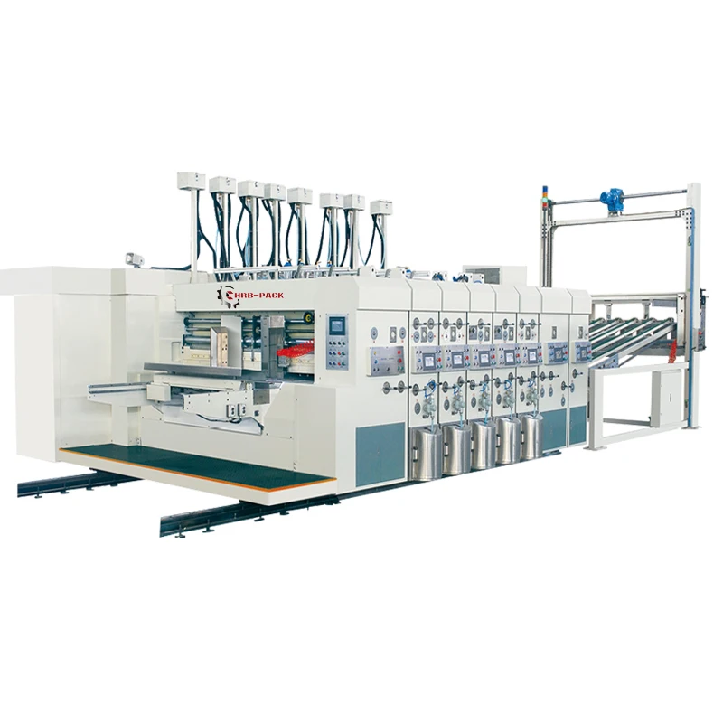 Automatic Set Box Making Machines/Corrugated Cardboard 3 Colors Printer&Slotter