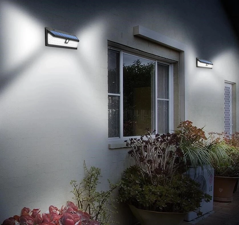 Super Bright 54 LED Solar Power Outdoor Motion Sensor Light Waterproof Energy Saving Street Yard Path Home Garden Security Lamp