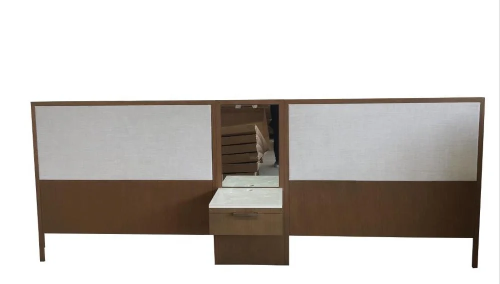  Hilton Hotel Luxury Wooden Hospitality Casegoods Bedroom Furniture