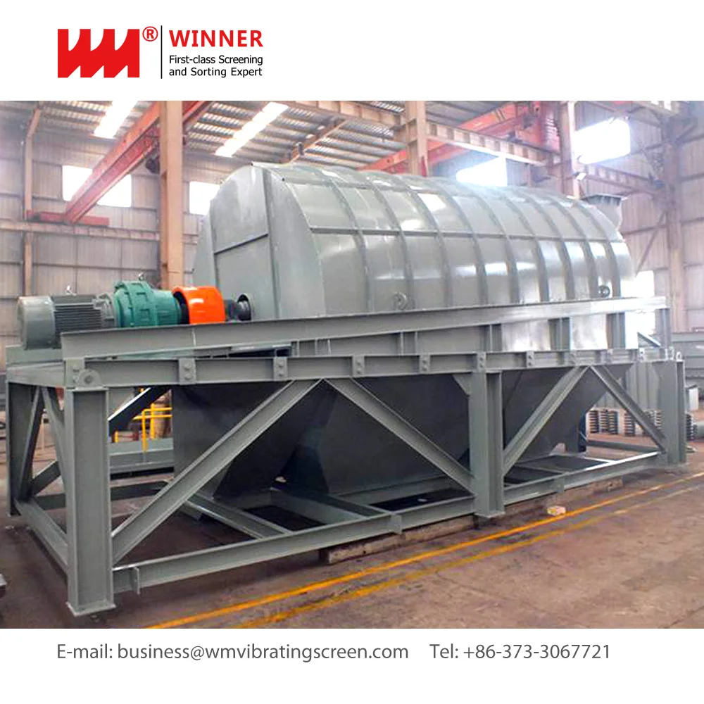 Роторная барабанная просеивающая машина для древесных чипов