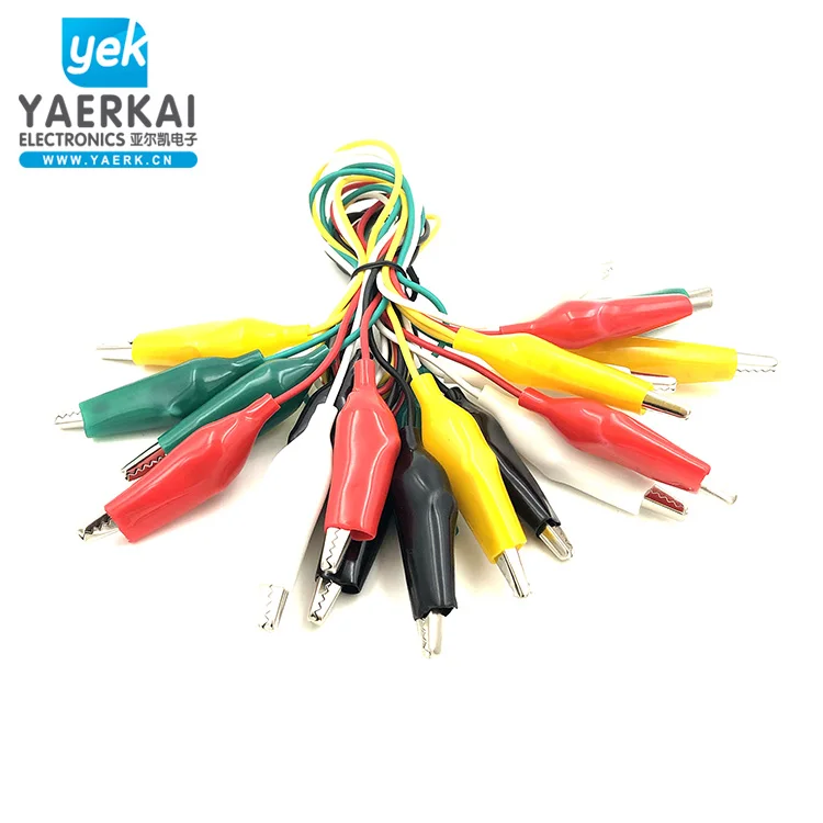 
Wholesale YEARK 44mm alligator clip cable crocodile test line 