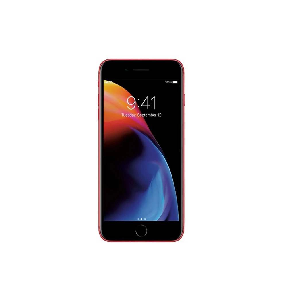 Red used A Grade cell phone 64 GB for Iphone 8 Plus
