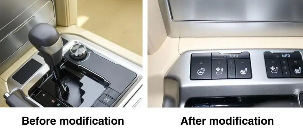 Leather Front Two Seats Cooling and Heating System for Toyota Land Cruiser LC200