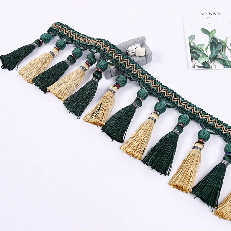 Декоративная модная бахрома для занавесок оптом