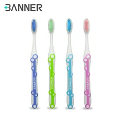 2023 New Design Fashion Gum Massage Tooth Brush Hotel Portable Plastic Handle Toothbrush With Extra Soft Bristles